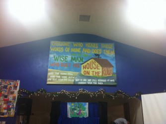 A mural at The Bridge Academy
