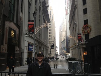 Charles at the New York Stock Exchange