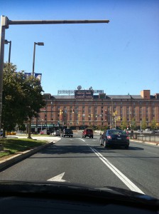 Gramazin visits Camden Yards in Baltimore, MD