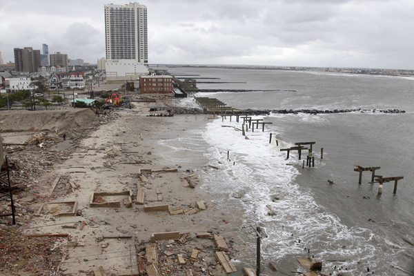 Aftermath of Hurricane Sandy, photo from Huffington Post