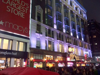 Macy's from vantage point of 6th Avenue