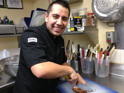 Chef Jose Monterrosa, Miriam's Kitchen, Washington, DC, February 26, 2013