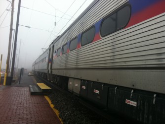 SEPTA train that took Charles and Chad to Philadelphia